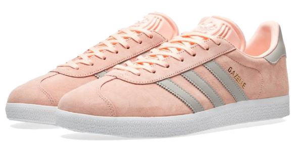 Adidas gazelle pink suede top