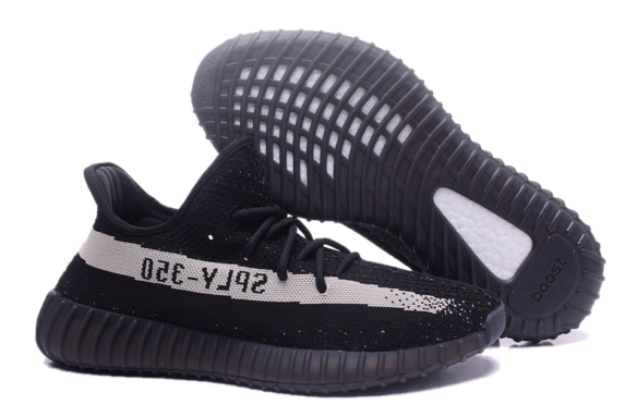 Yeezy boost 350 sales v2 black white