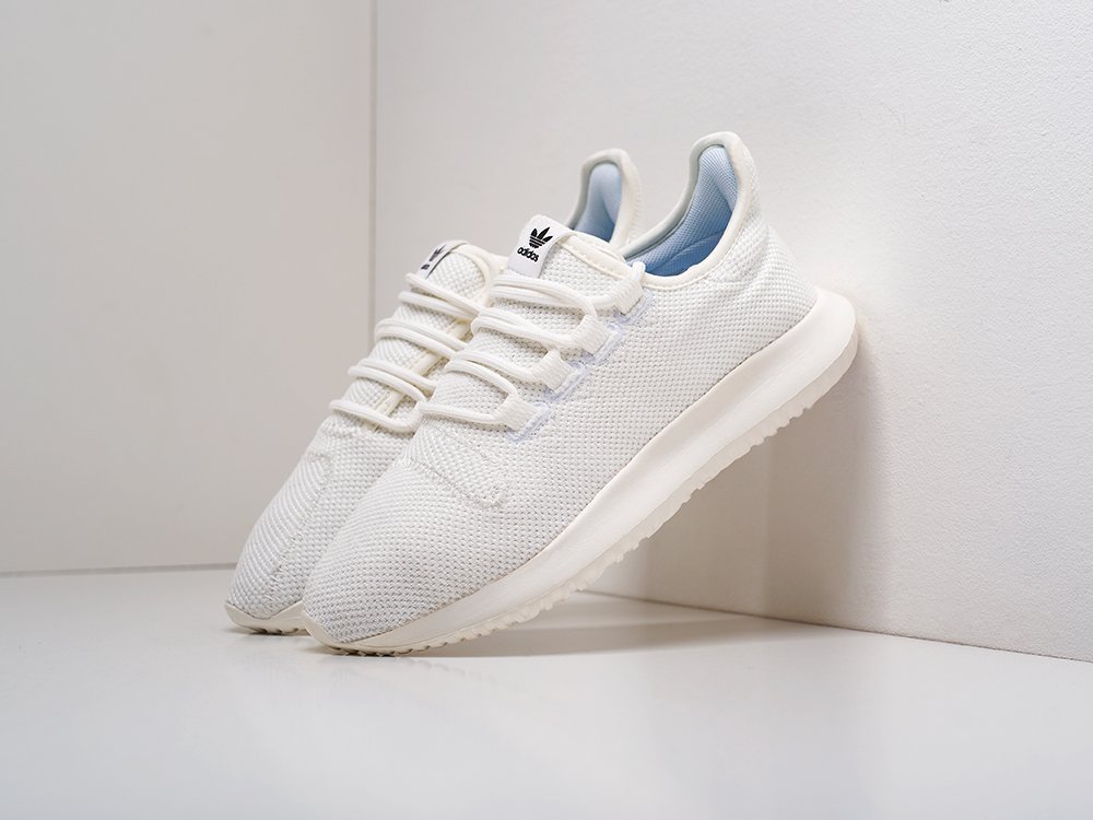 All white adidas tubular shadow hotsell