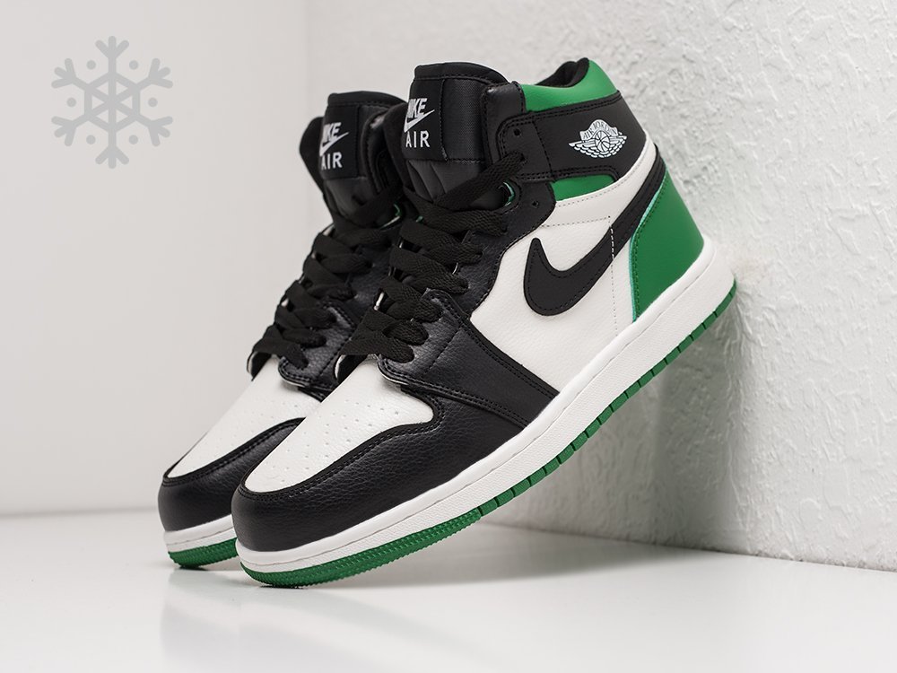 Nike Air Jordan 1 black white green KEDRED