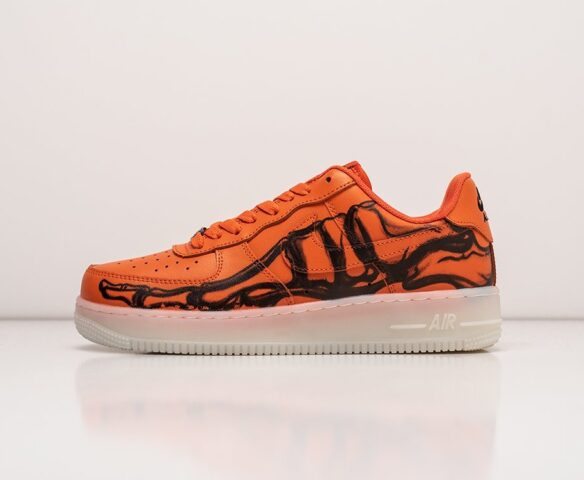 Air force 1 low orange and white sale