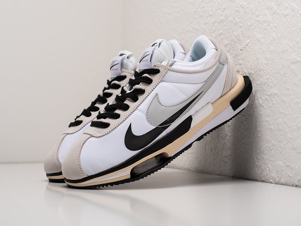Sacai x Nike Cortez 4.0 suede white KEDRED