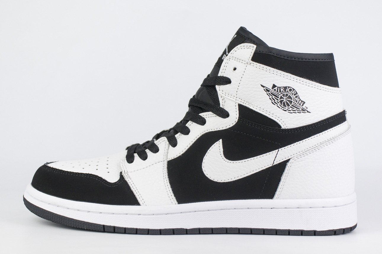 Nike Air Jordan 1 White Black with Fur