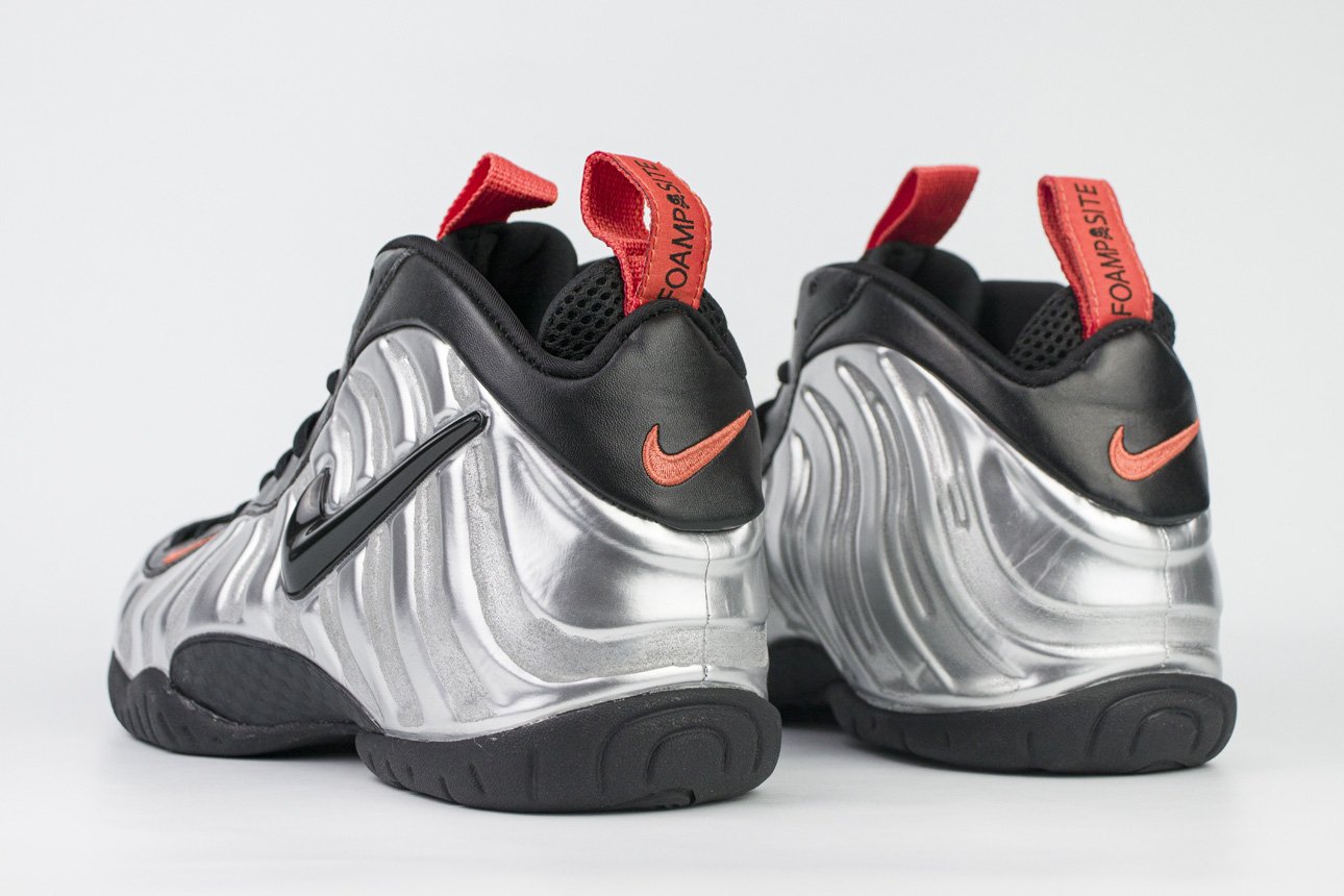 Nike air 2024 foamposite pro silver