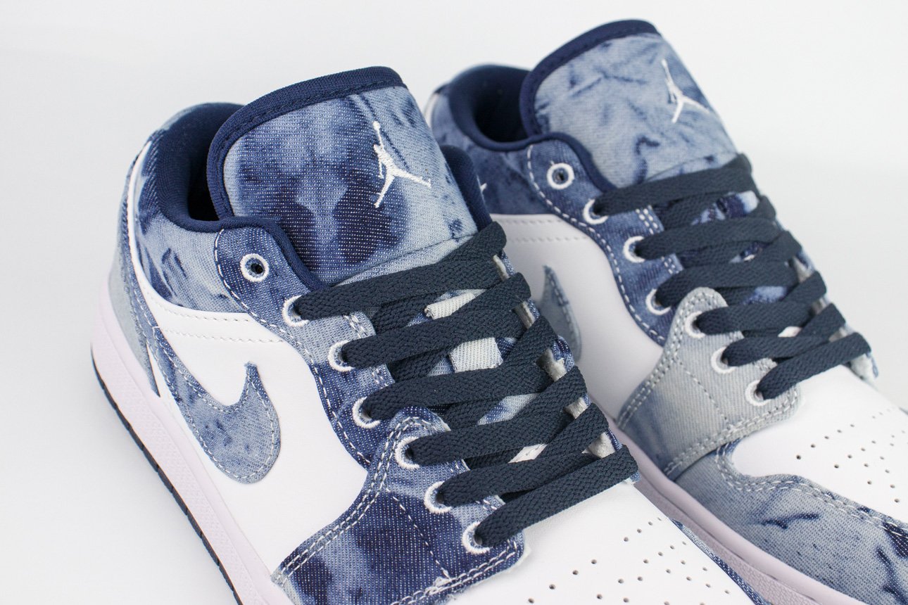 Nike Air Jordan 1 Low Washed Denim white blue KEDRED