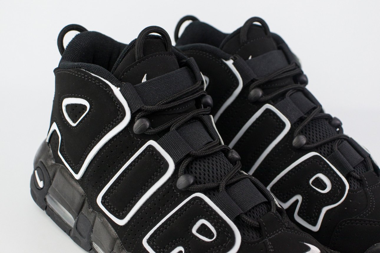 Nike air more uptempo black sale