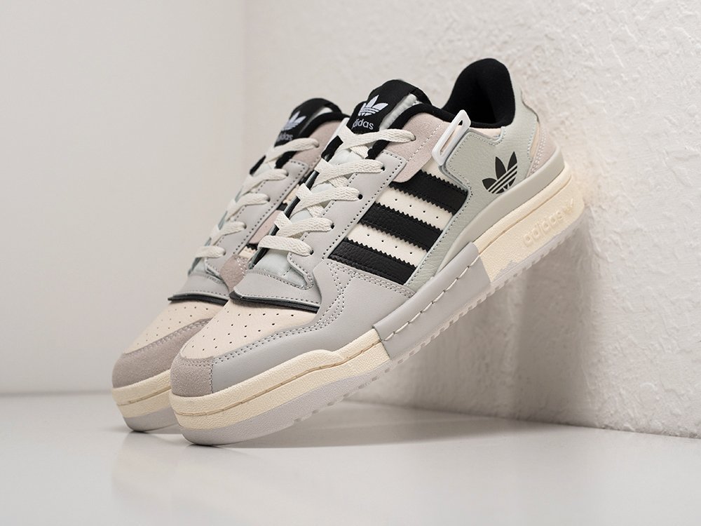Adidas Forum Low white leather suede