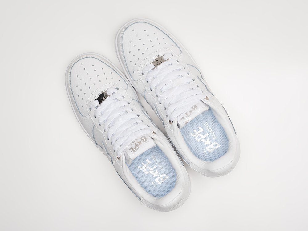 BAPE Sta Force 1 low white KEDRED