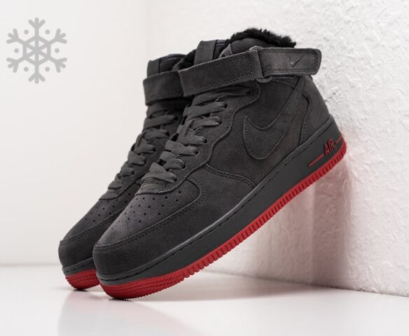 Air force 1 high grey suede  and  gum clearance