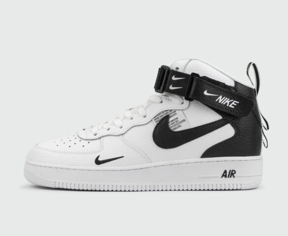 Nike Air Force 1 Mid suede black KEDRED