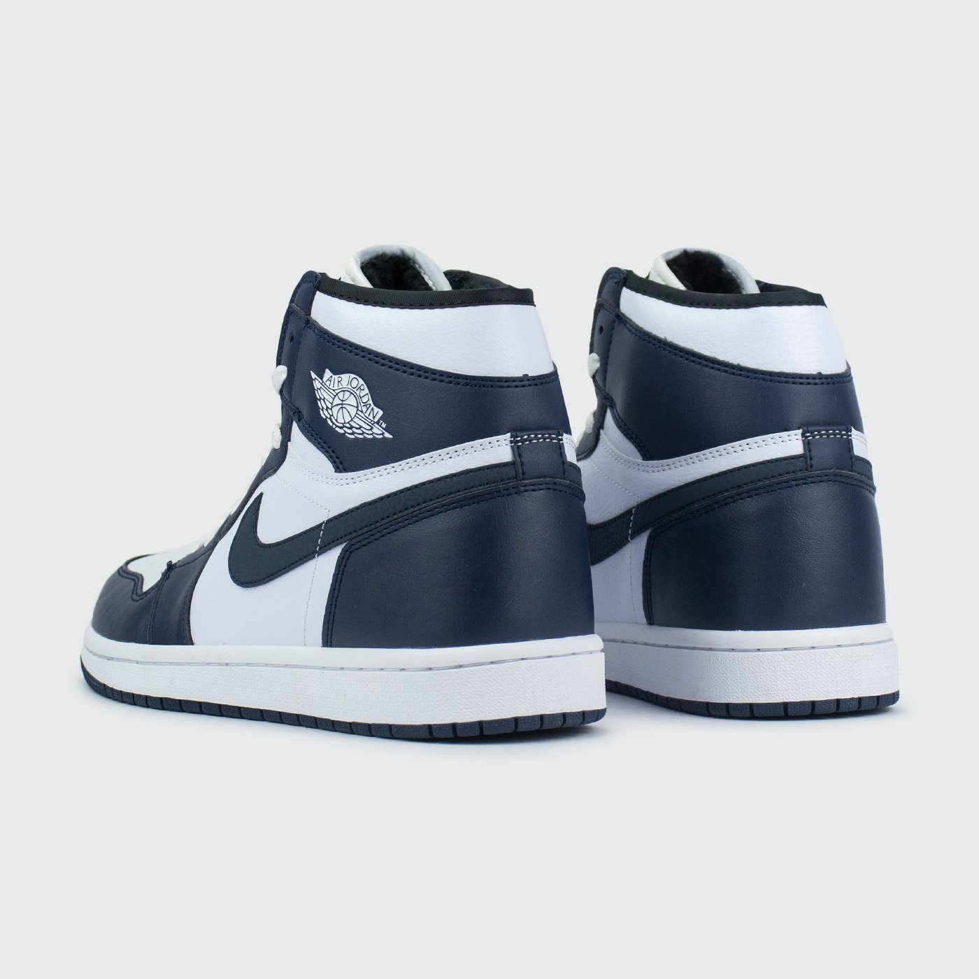 Nike Air Jordan 1 White D.Blue with Fur KEDRED