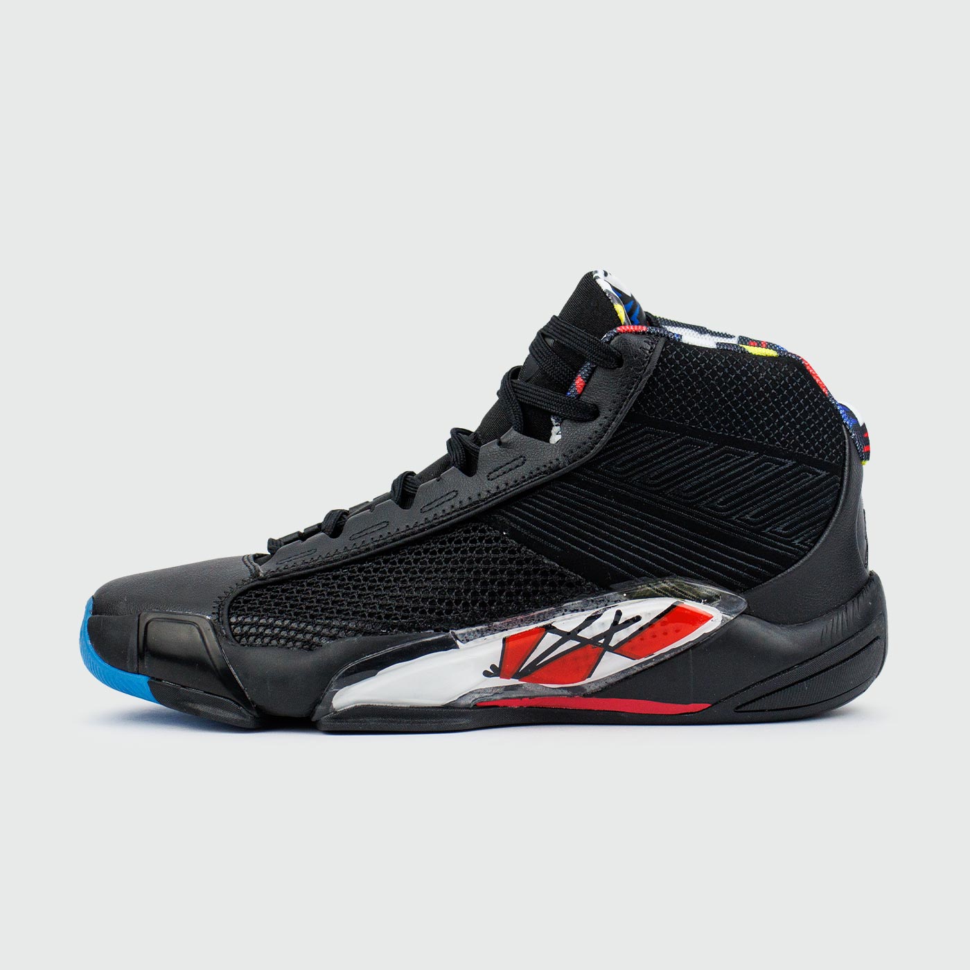 Air Jordan 38 PF Black White KEDRED