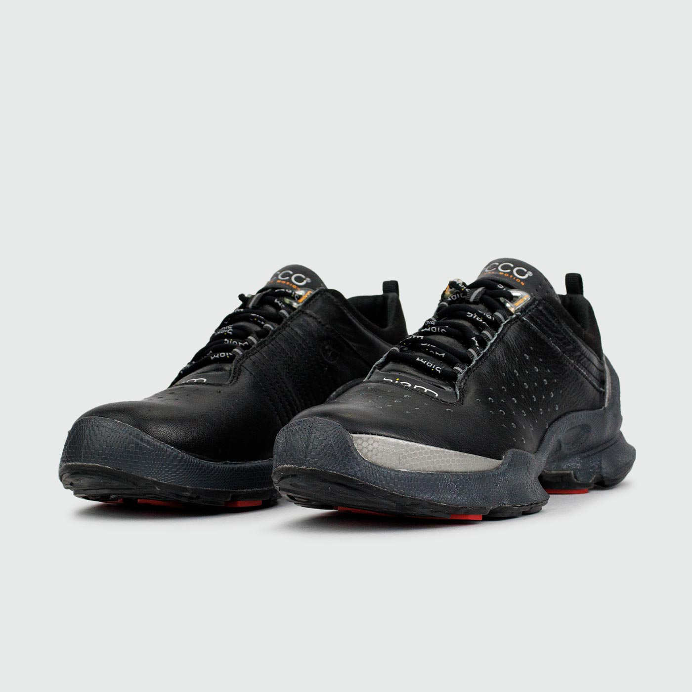 ECCO Biom C Black Grey Red