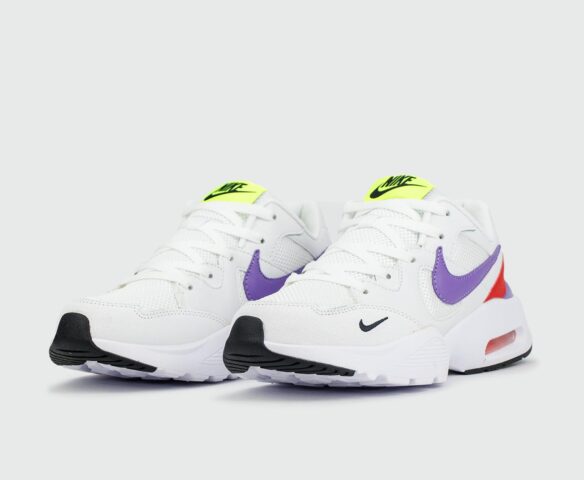 Nike air max white purple sales