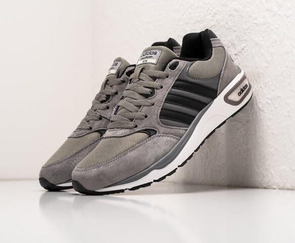 Adidas cloudfoam best sale grey orange