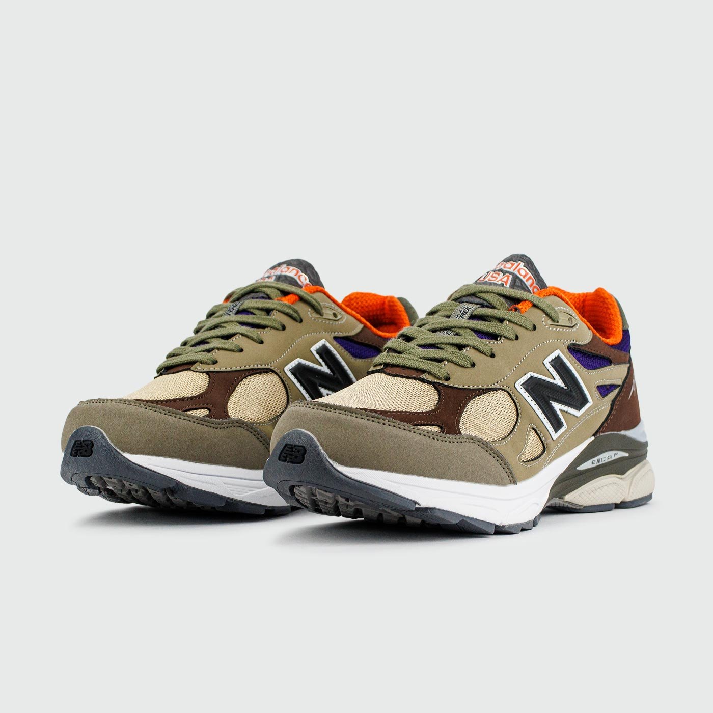 Brown new balance 990 outlet