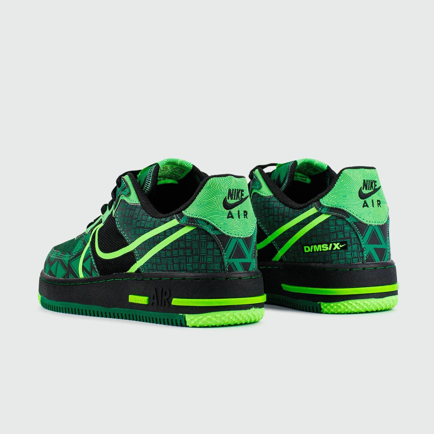 Nike air force 1 react d/ms/x white black deals